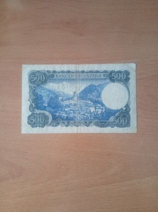 Billete 500 Pesetas España 1971