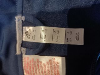 Felpa Adidas blu 9/10 anni
