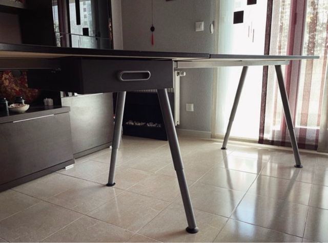 Escritorio esquinero con ampliación IKEA Galant