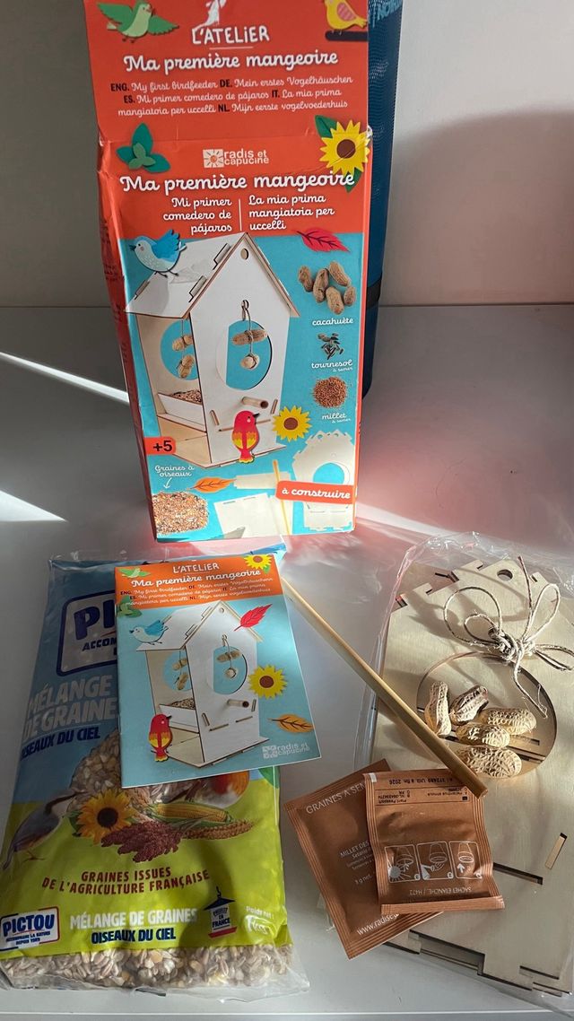 Manualidad Mi primer comedero de pájaros