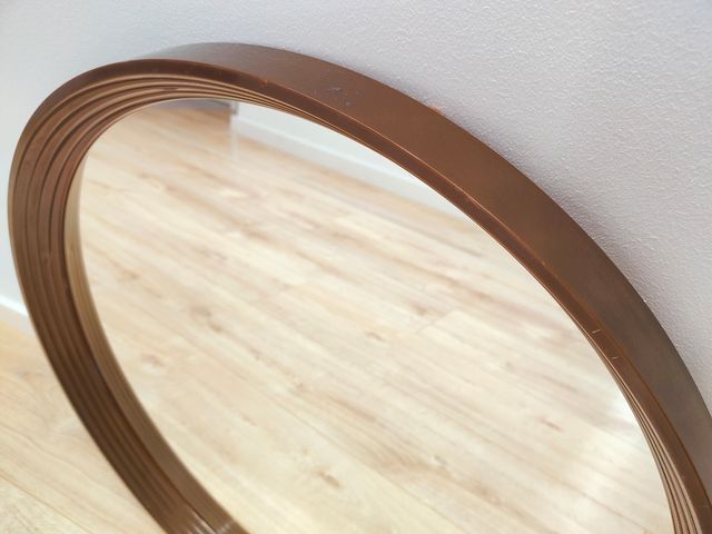 Espejo redondo negro 69cm