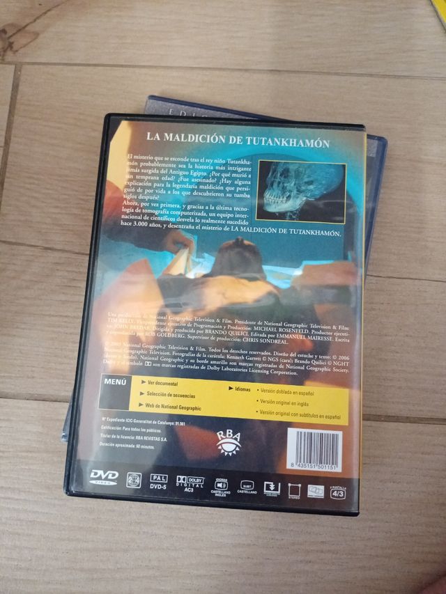 DVD La maldición de Tutankamón