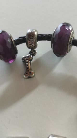 Bracciale Pandora pelle viola