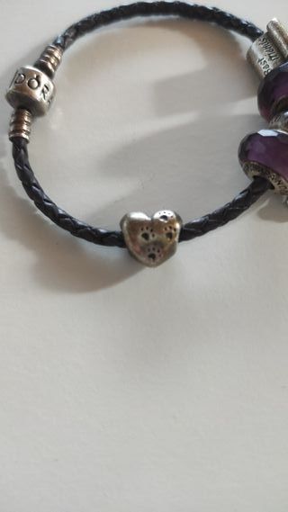 Bracciale Pandora pelle viola