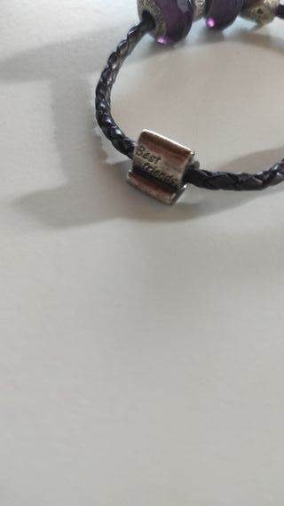 Bracciale Pandora pelle viola