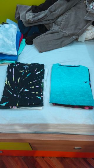 Pack 12 Camisetas Hollister y más XS