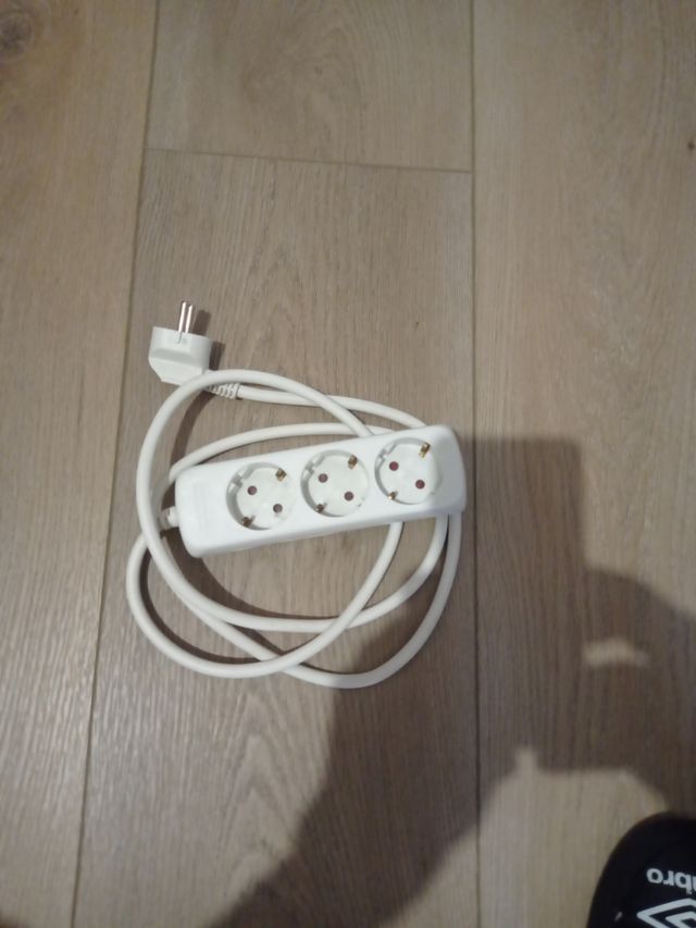 Alargador enchufes 3 tomas
