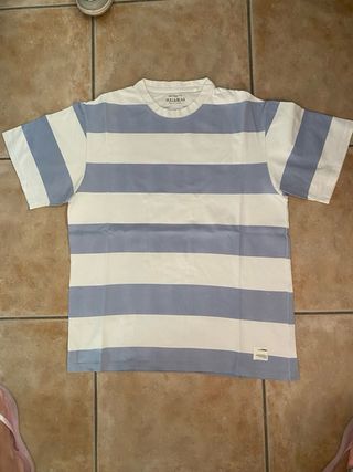 Camiseta rayas PULL&BEAR azul blaco
