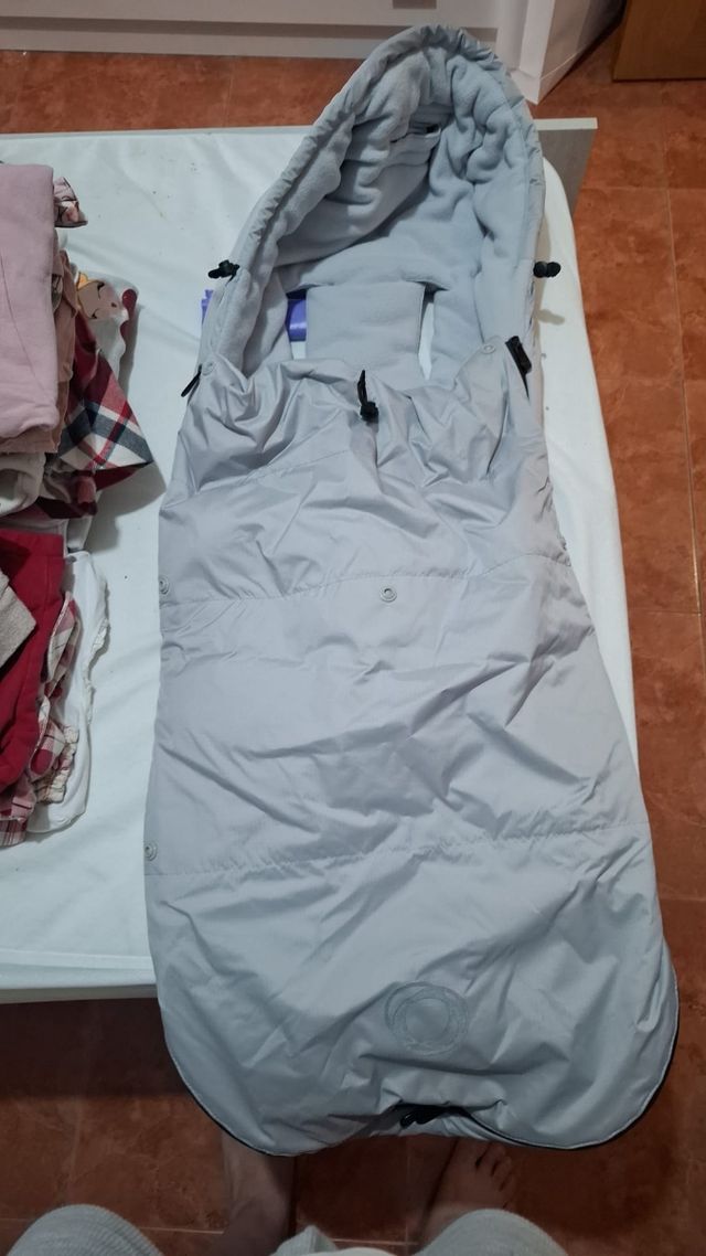 Saco silla bebé - Gris claro