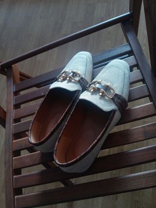 Mocasines beige - Zapatos elegantes
