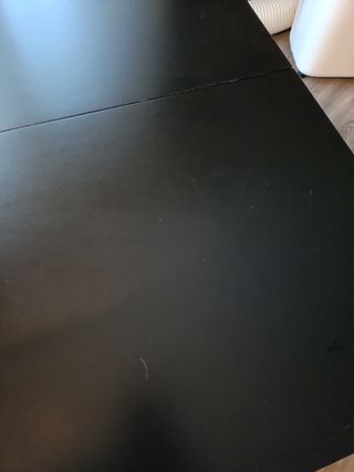 Mesa plegable Ikea negra 