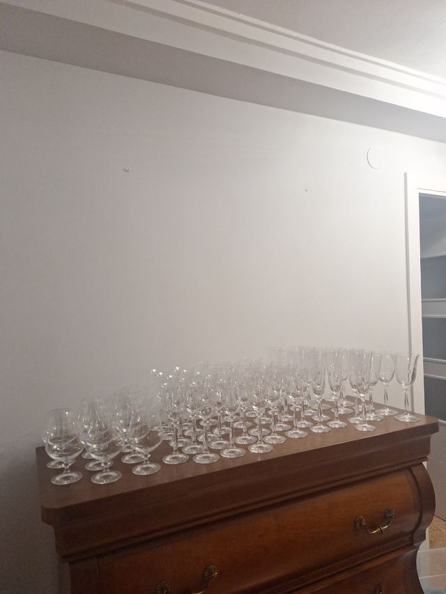 Cristalería Bohemia - Copas Cristal tallado a mano