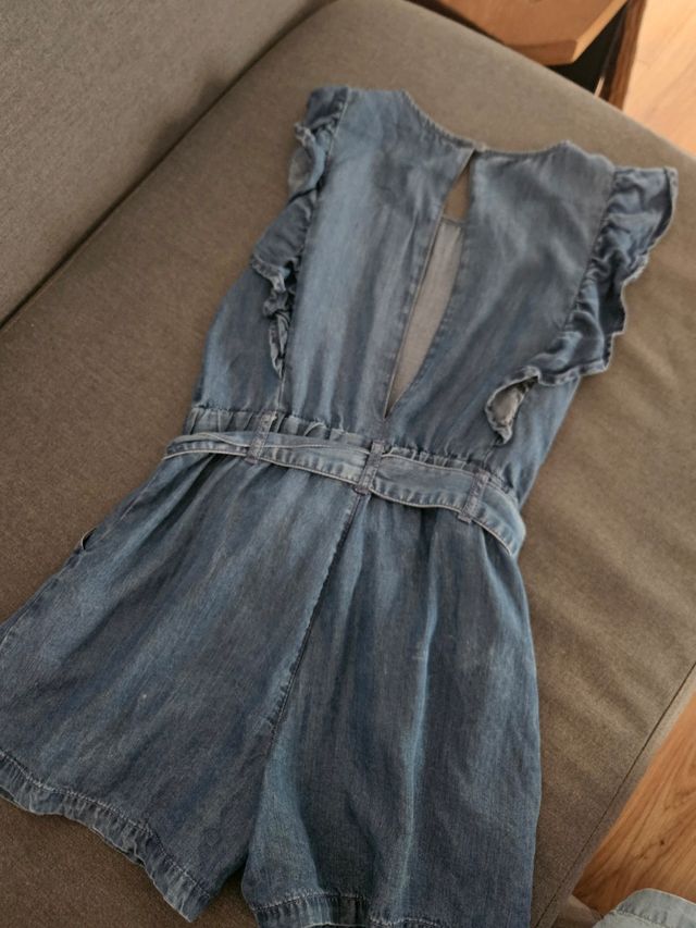 Mono vaquero niña - Azul