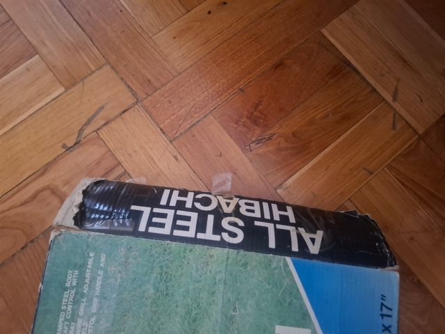 Barbacoa Hibachi portátil de acero