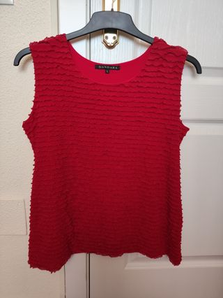 Camiseta DANDARA roja L - volantes