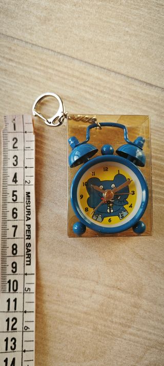 Mini sveglia elefante portachiavi vintage charm 