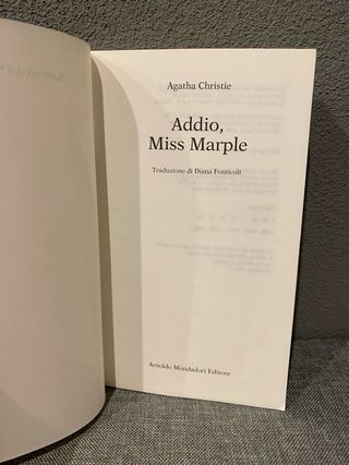 Addio, miss Marple (Oscar scrittori moderni)