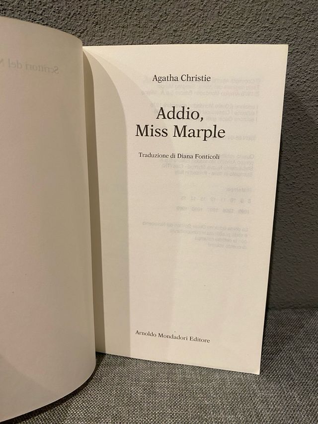 Addio, miss Marple (Oscar scrittori moderni)
