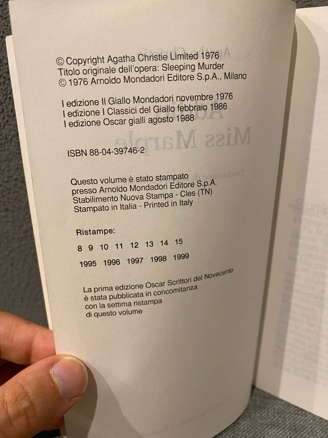 Addio, miss Marple (Oscar scrittori moderni)