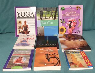 LOTE 9 LIBROS ESTILO ORIENTAL SALUD Y BIENESTAR