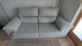 Sofá cama gris - Apertura italiana