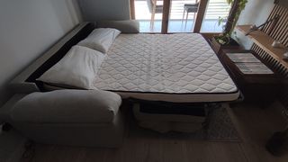 Sofá cama gris - Apertura italiana