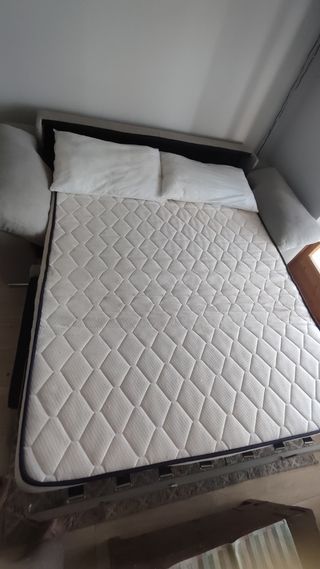 Sofá cama gris - Apertura italiana
