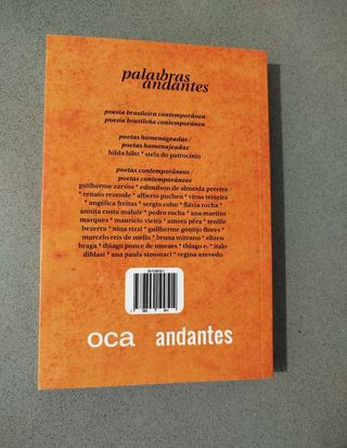 Palavbras Andantes: Poesía brasileña contemporánea