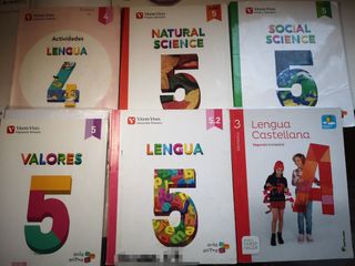 Libros de Primaria Vicens Vives: Lengua, Valores..