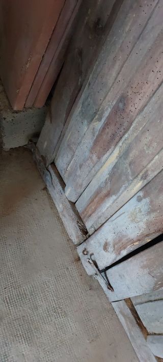 Puertas de armario madera antiguas 84x124