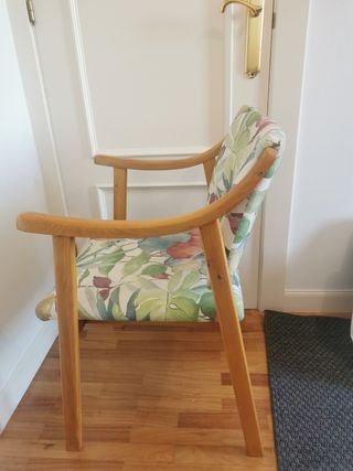 Silla madera diseño vintage