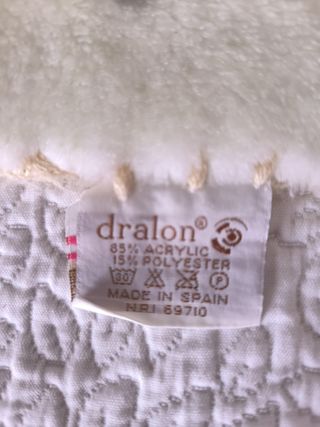 Manta cama infantil 80x105cm