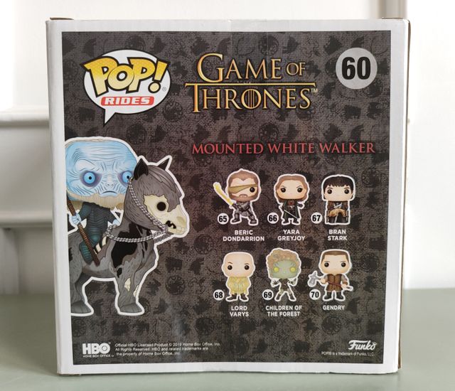 Mounted White Walker GOT #60 Funko POP! Rides
