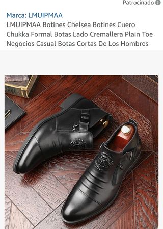 Botines negros hombre -talla 39