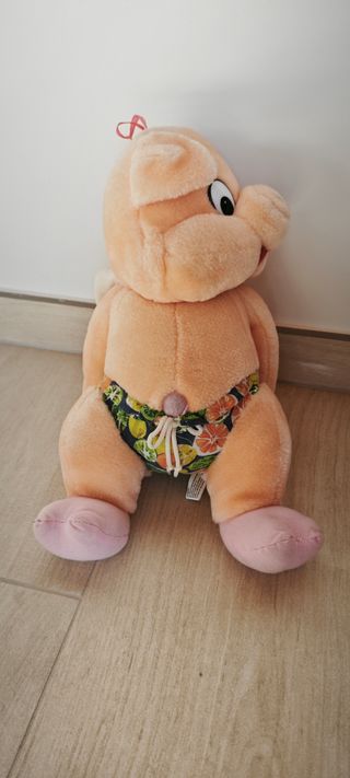 Peluche Maialino Vintage rosa sole simpatico 