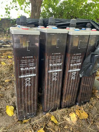 Baterias solares y placas solares