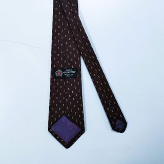 Cravatta uomo marrone Made in Italy anni '80