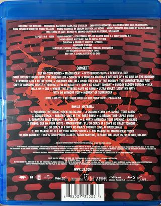 U2 360° Rose Bowl Blu-ray