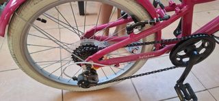 Bicicleta niña Hallebop 20" rosa