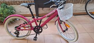 Bicicleta niña Hallebop 20" rosa