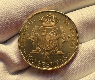 Moneda 100 Pesetas Alfonso XIII 1897