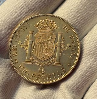 Moneda 100 Pesetas Alfonso XIII 1897