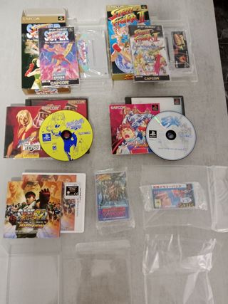 Lote Street Fighter - SNES, PS1, 3DS, comodore