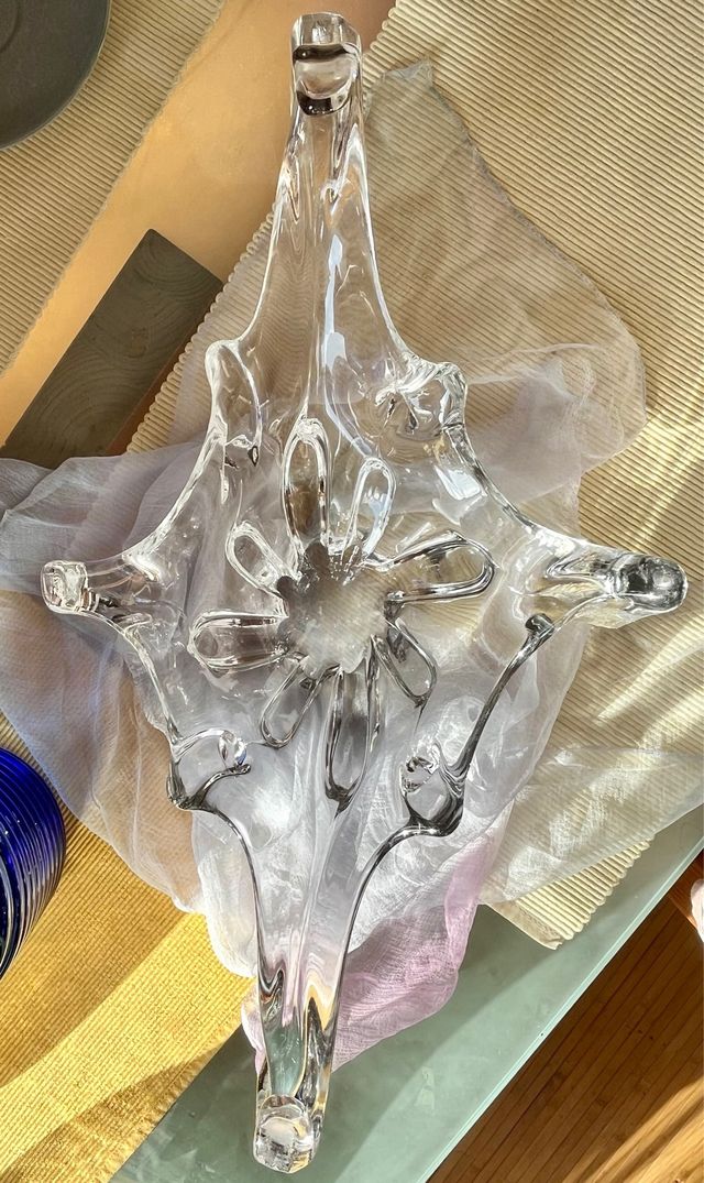 Centro mesa Art Deco cristal / selenio