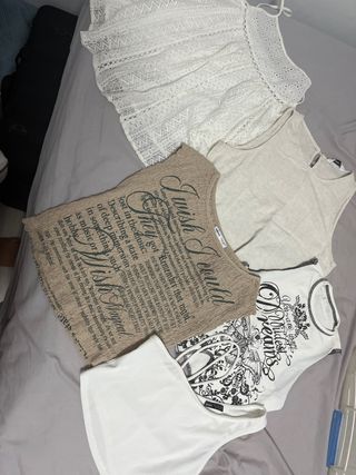 5 Camisetas Mujer Tallas S-M