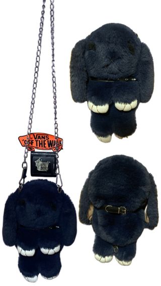 Bolso conejo de cadena customizado