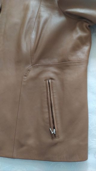 Cazadora piel Anne Weyburn 50 EU