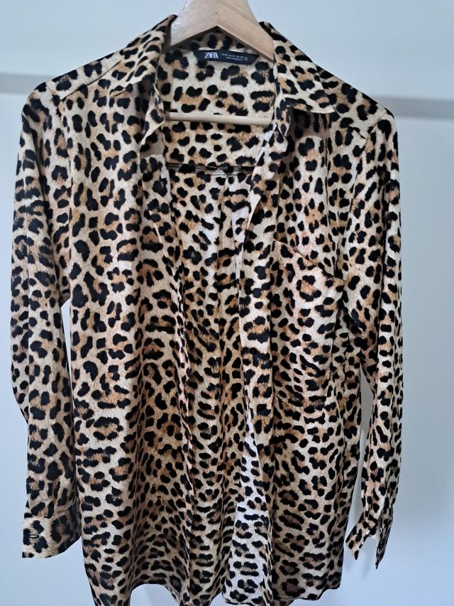 Camisa Zara Leopardo