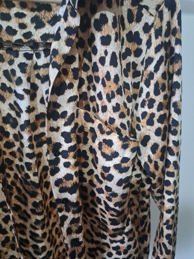 Camisa Zara Leopardo