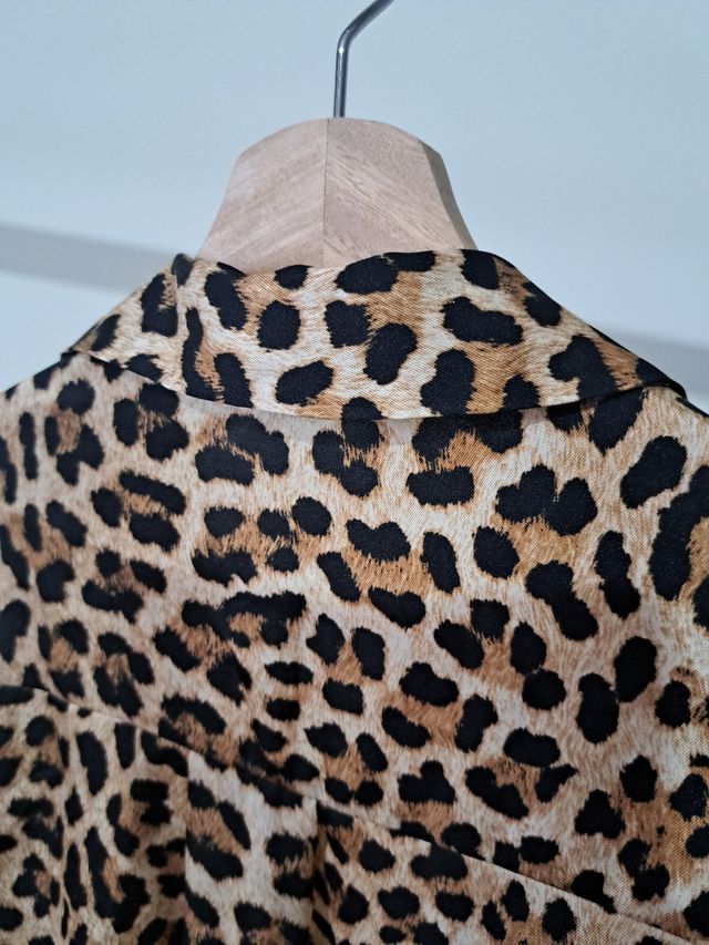Camisa Zara Leopardo